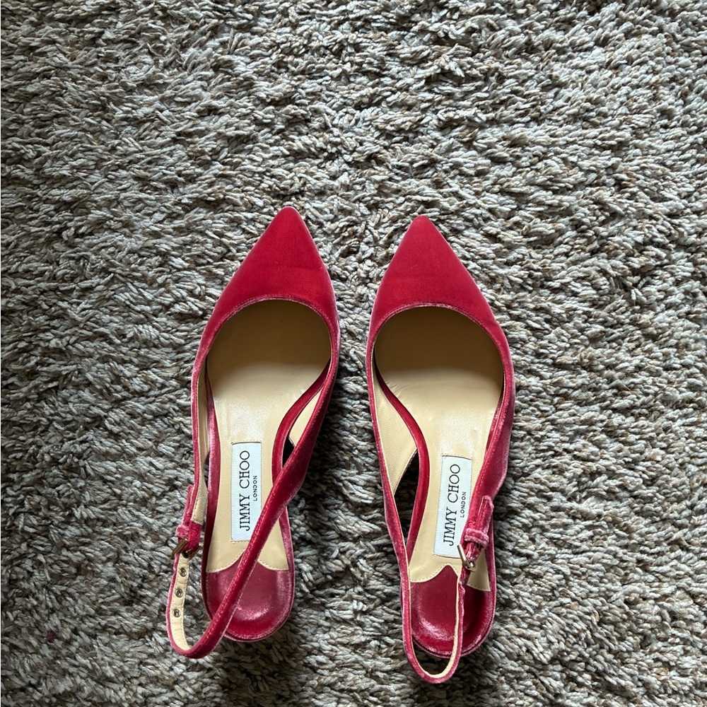 Jimmy Choo Grmma Pink (Bubble gum) Slingback Heels